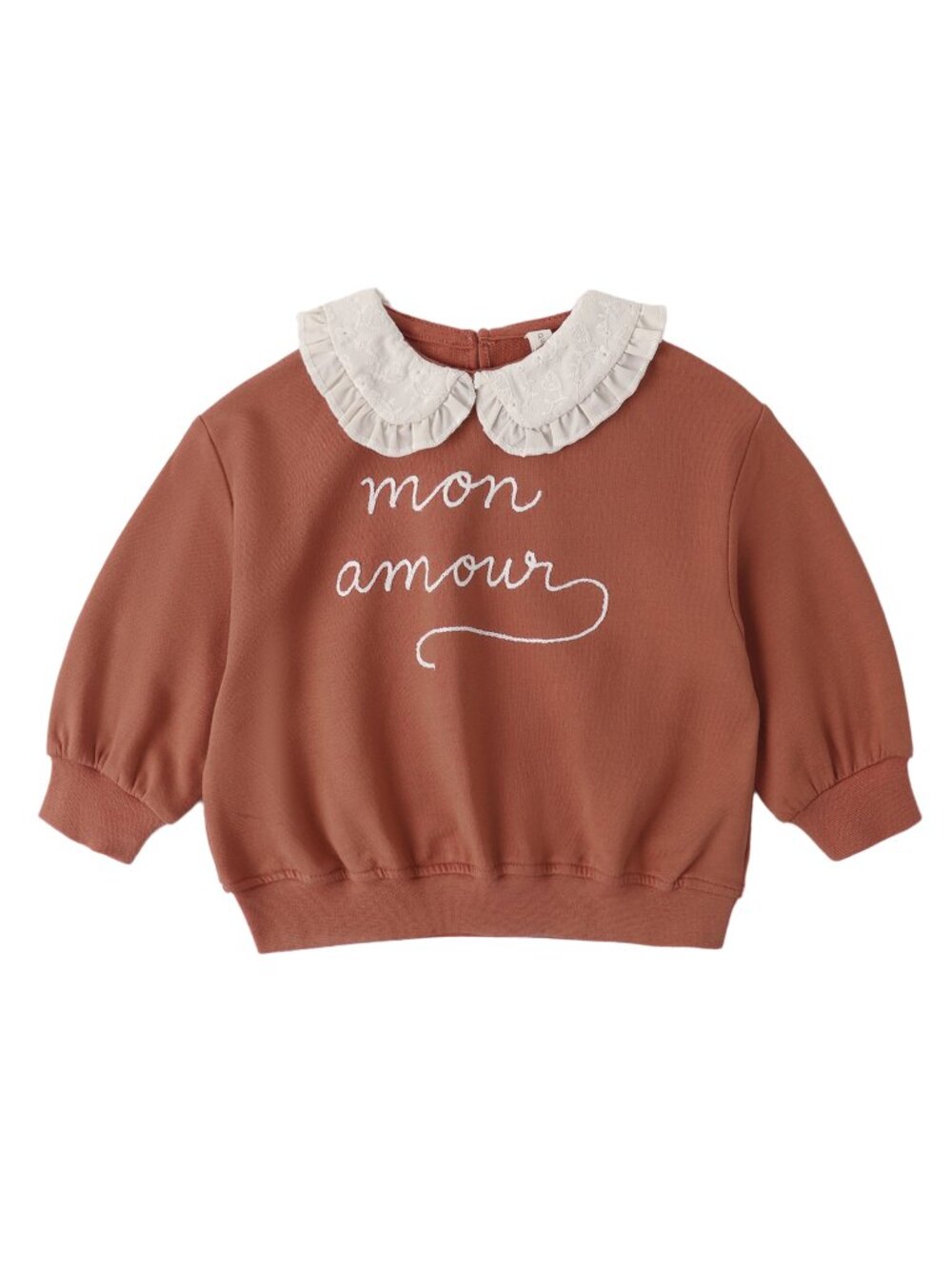 QUINCY MAE NWT Mon Amour Sweatshirt Organic Cotton 2 3 6 7